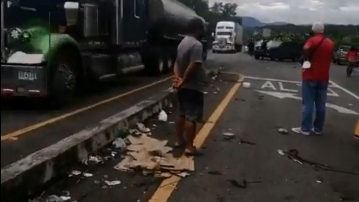 Reabren la vía Interamericana en Horconcitos Panamá en Minutos