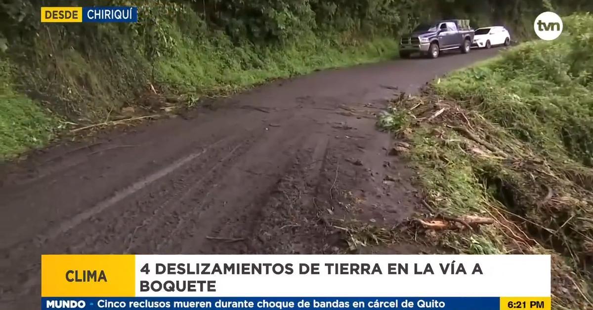 Despejan V As En Boquete Tras Deslizamientos De Tierra Panam En Minutos