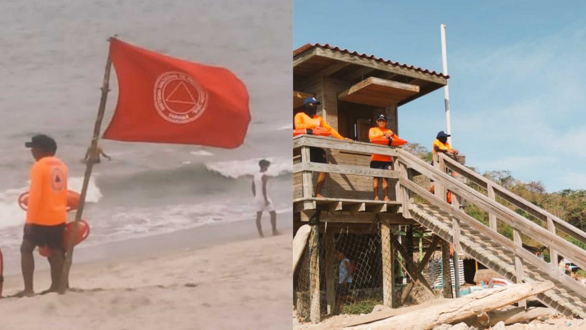 Colocan Bandera Roja En Playa La Ermita Por Fuertes Oleajes Panam En