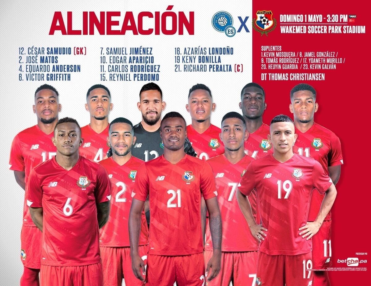 El Salvador vs Panamá un once inicial inédito para buscar los tres